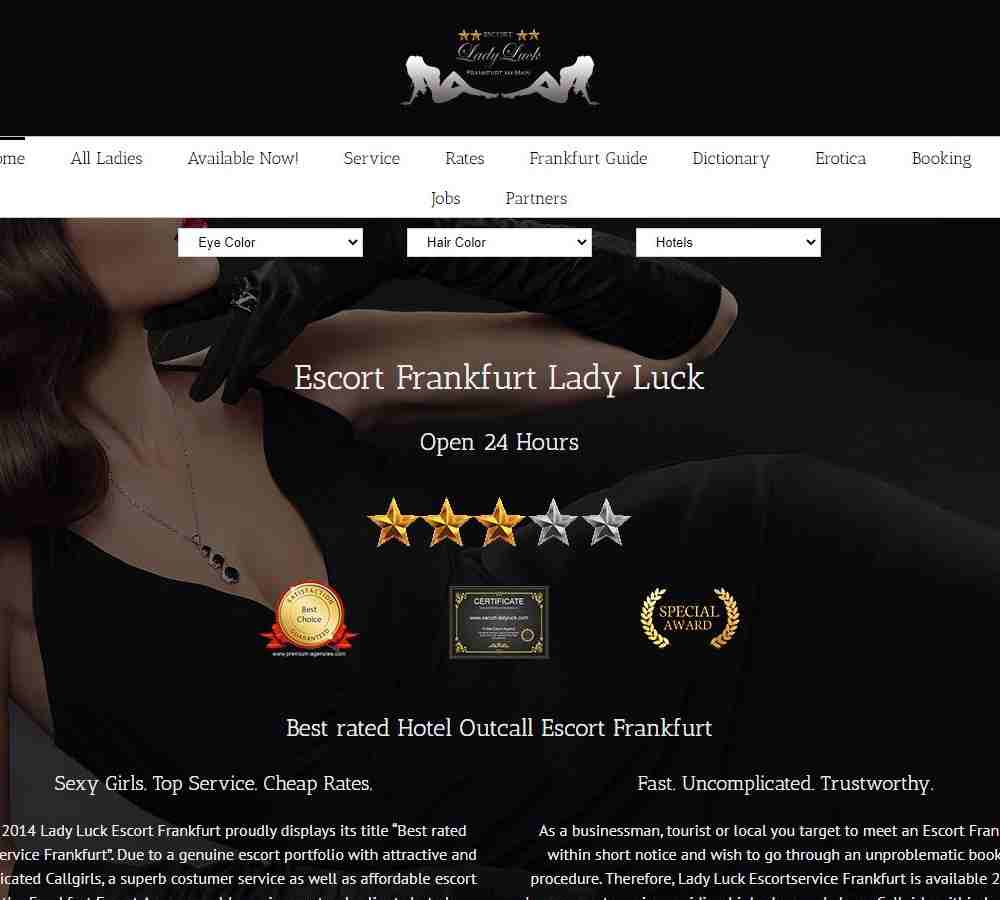Unsere Ladyluck Escort Agentur in Frankfurt ist bestrebt, Kunden orientierten Service zu bieten